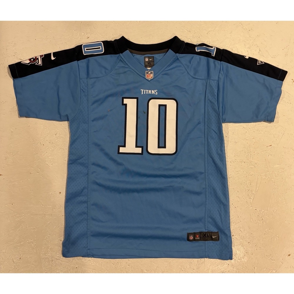 Tennessee Titans NFL Football Jersey On Field Jake Locker 10 Nike Youth XL 18/20